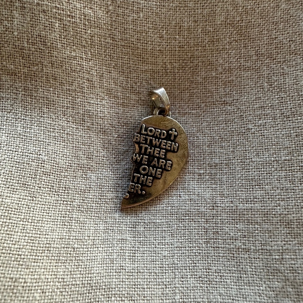 Watch Over Thee Prayer James Avery Sterling Silver Charm Right Side Only